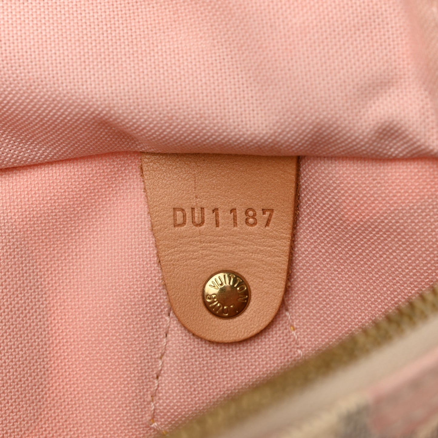 Damier Azur Tahitienne Speedy Bandouliere 30 Rose Ballerine