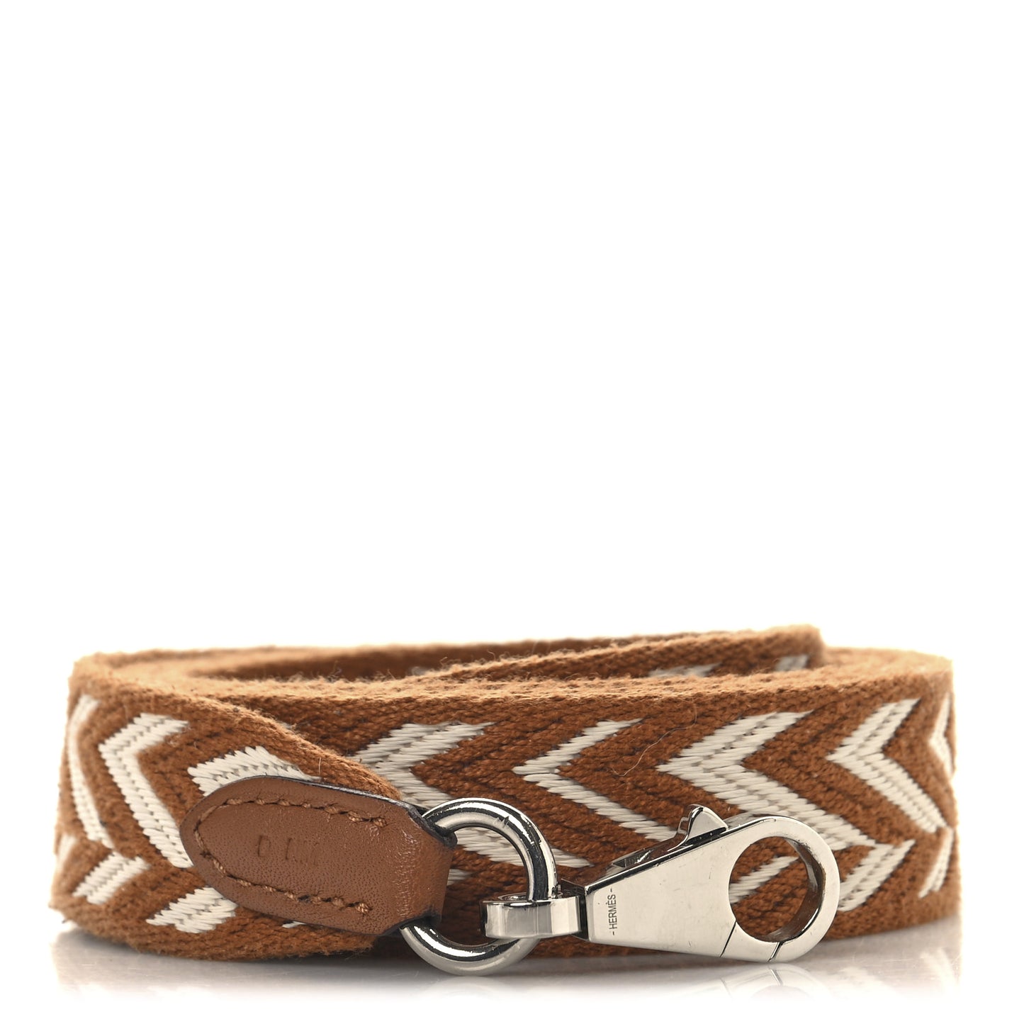 Toile Swift 25mm Sangle ZigZag Shoulder Strap Gold White