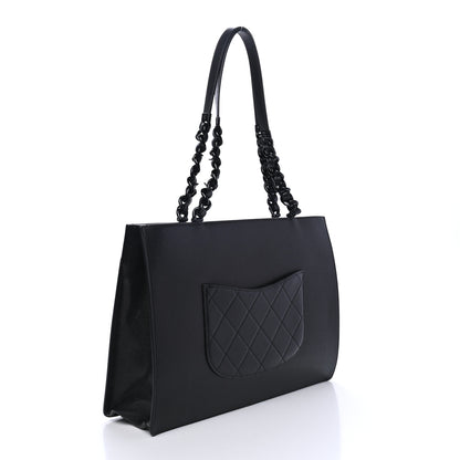 Chanel Caviar Quilted My Everything Large Shopping Tote Black 2 of 4