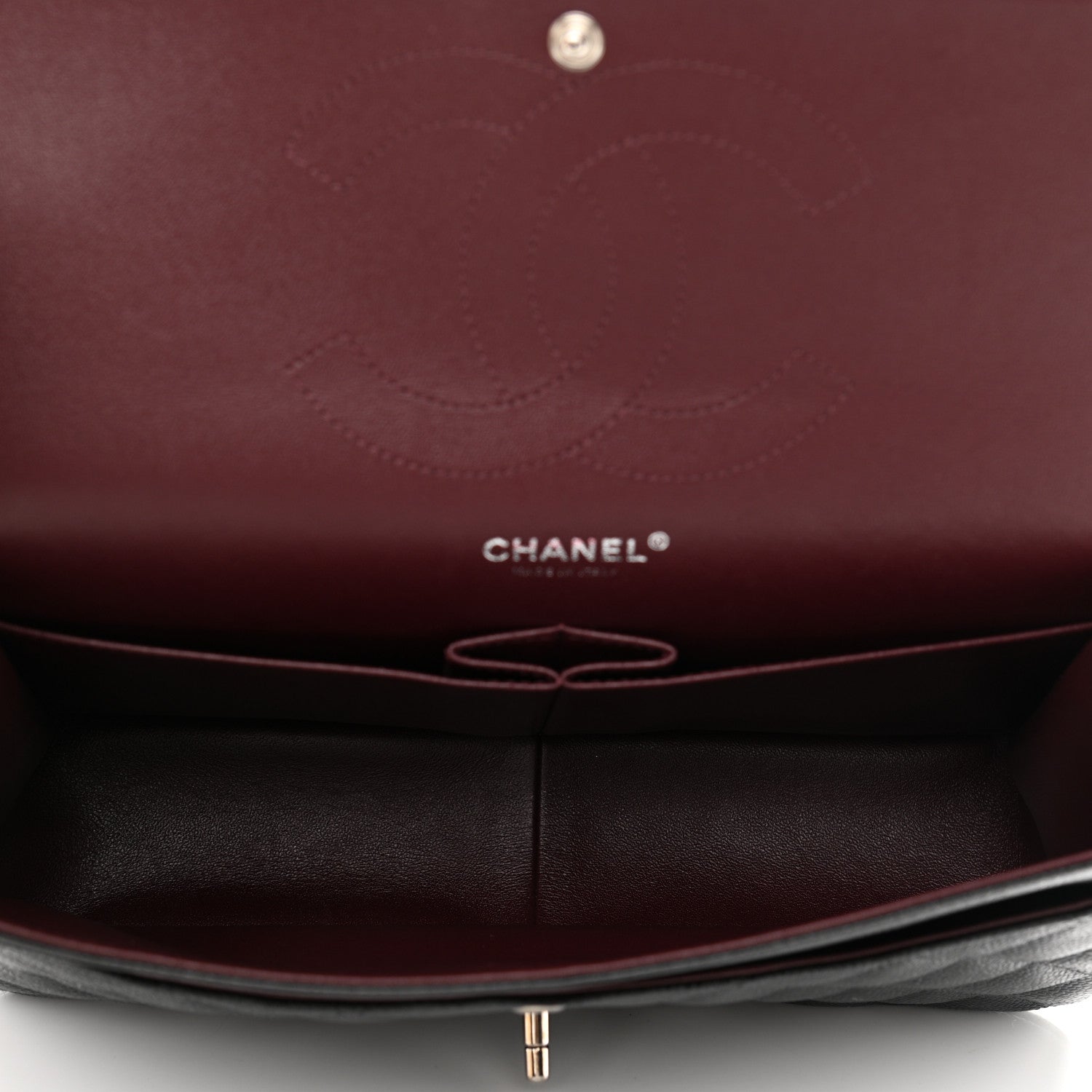 Chanel Caviar Quilted Jumbo Double Flap Black 5 of 12