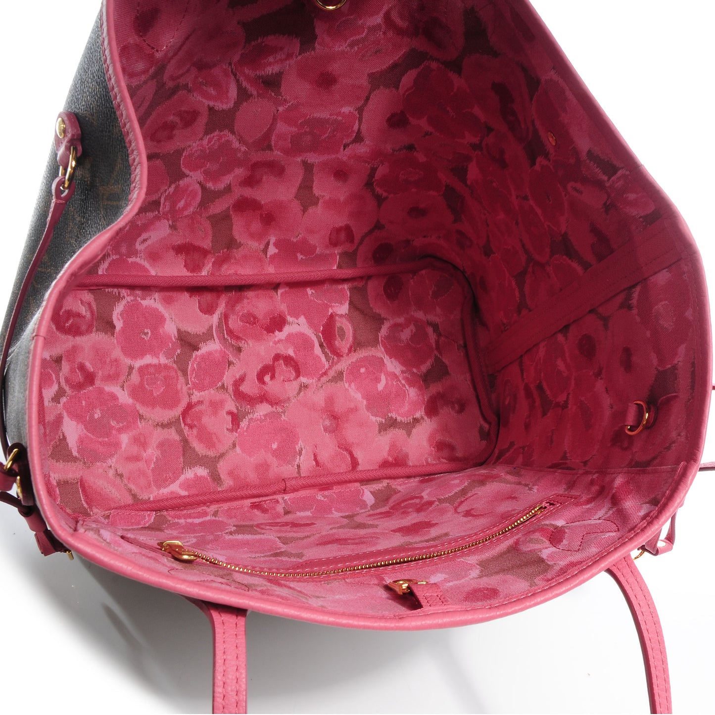 Monogram Articles de Voyage Ikat Neverfull MM Rose Velours