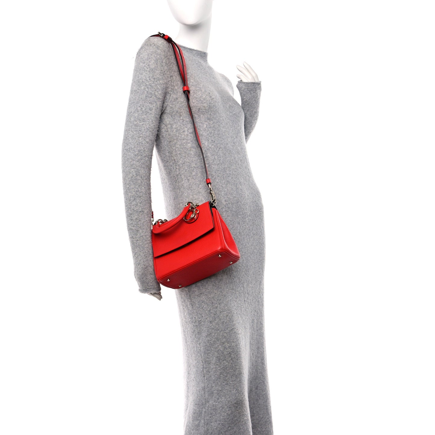 Bullcalf Mini Be Dior Flap Red