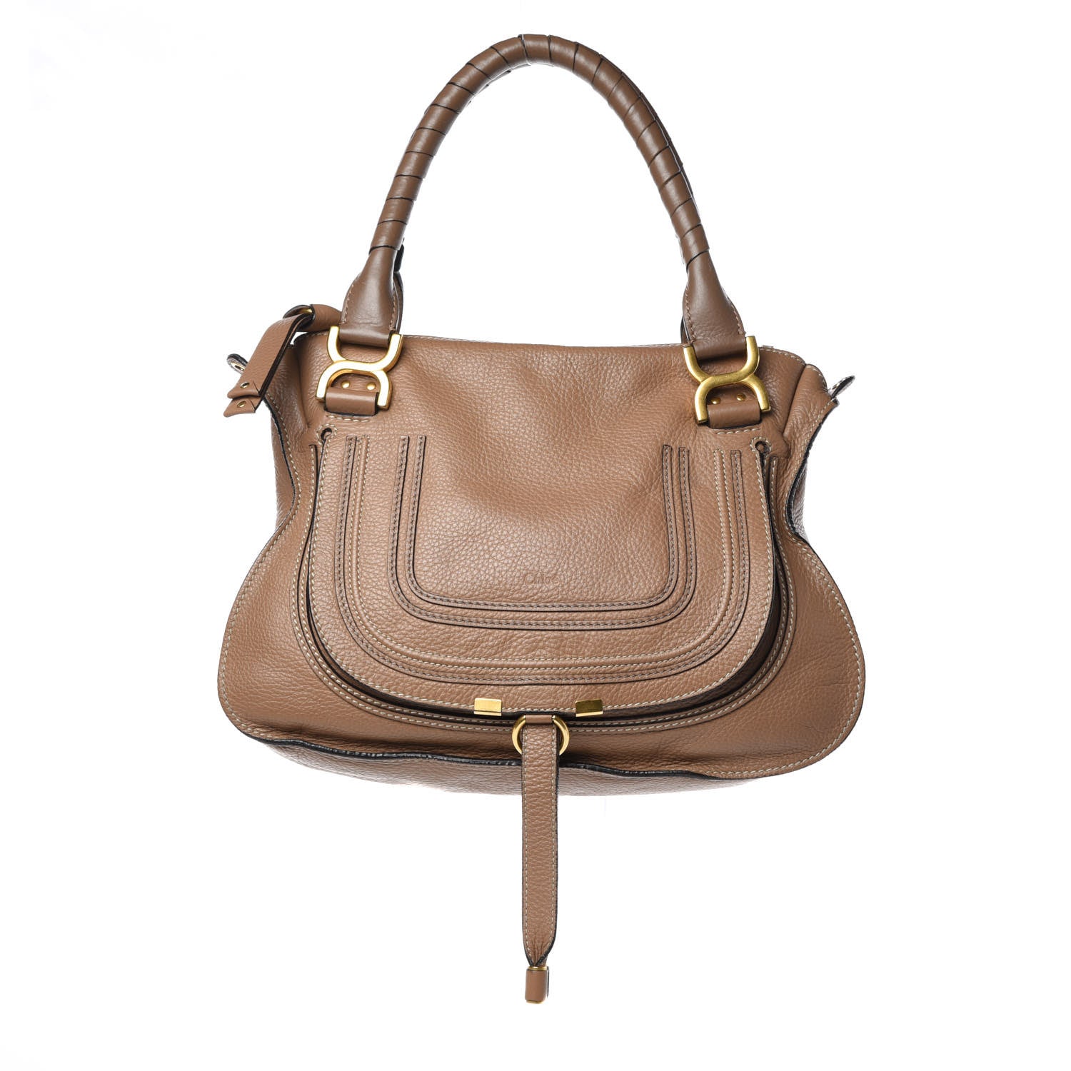 Chloe Calfskin Medium Marcie Satchel Nut 1 of 11