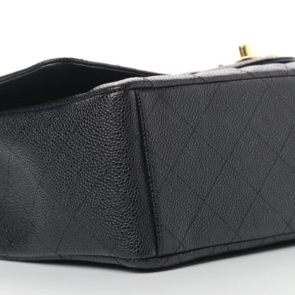 Chanel Caviar Quilted Maxi Double Flap Black 8 of 9