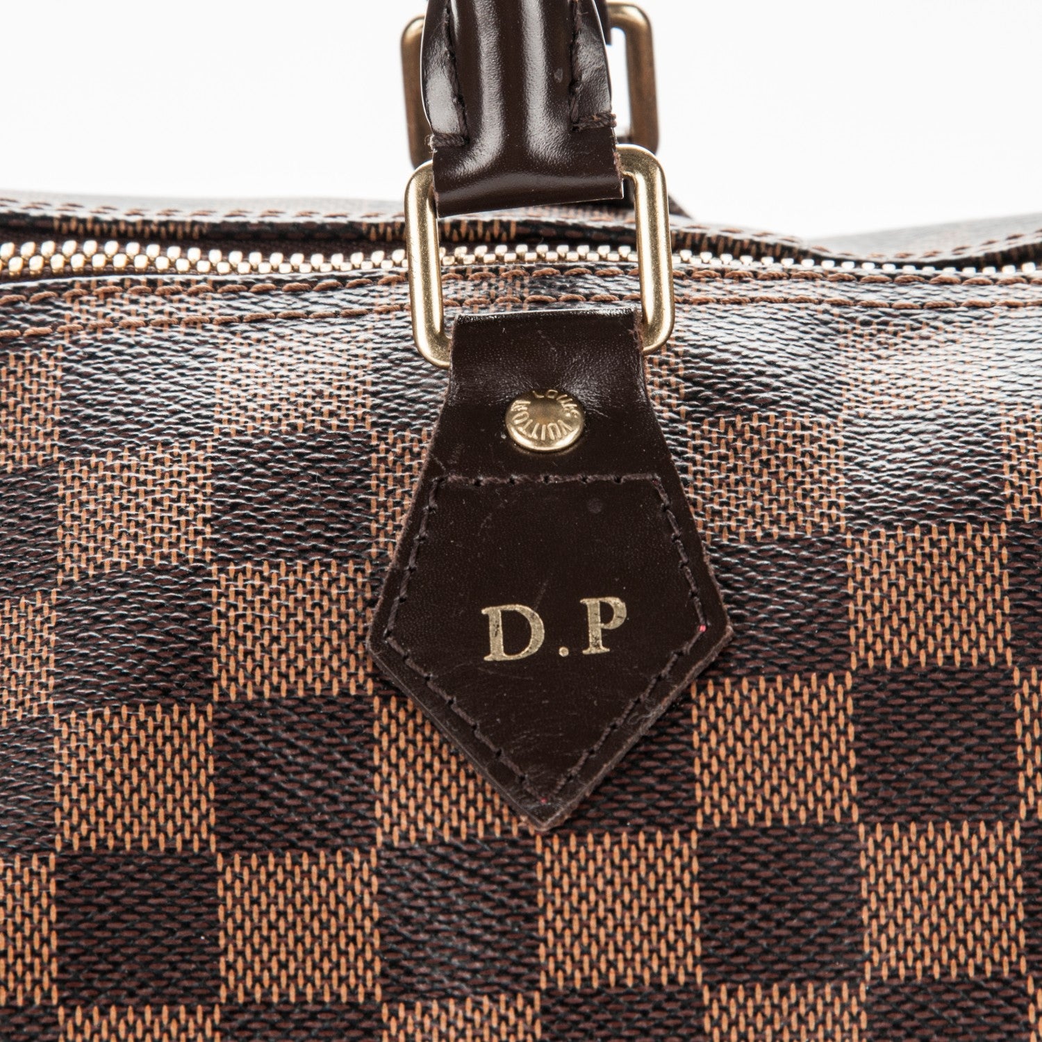 Louis Vuitton Damier Ebene Speedy Bandouliere 35 9 of 9