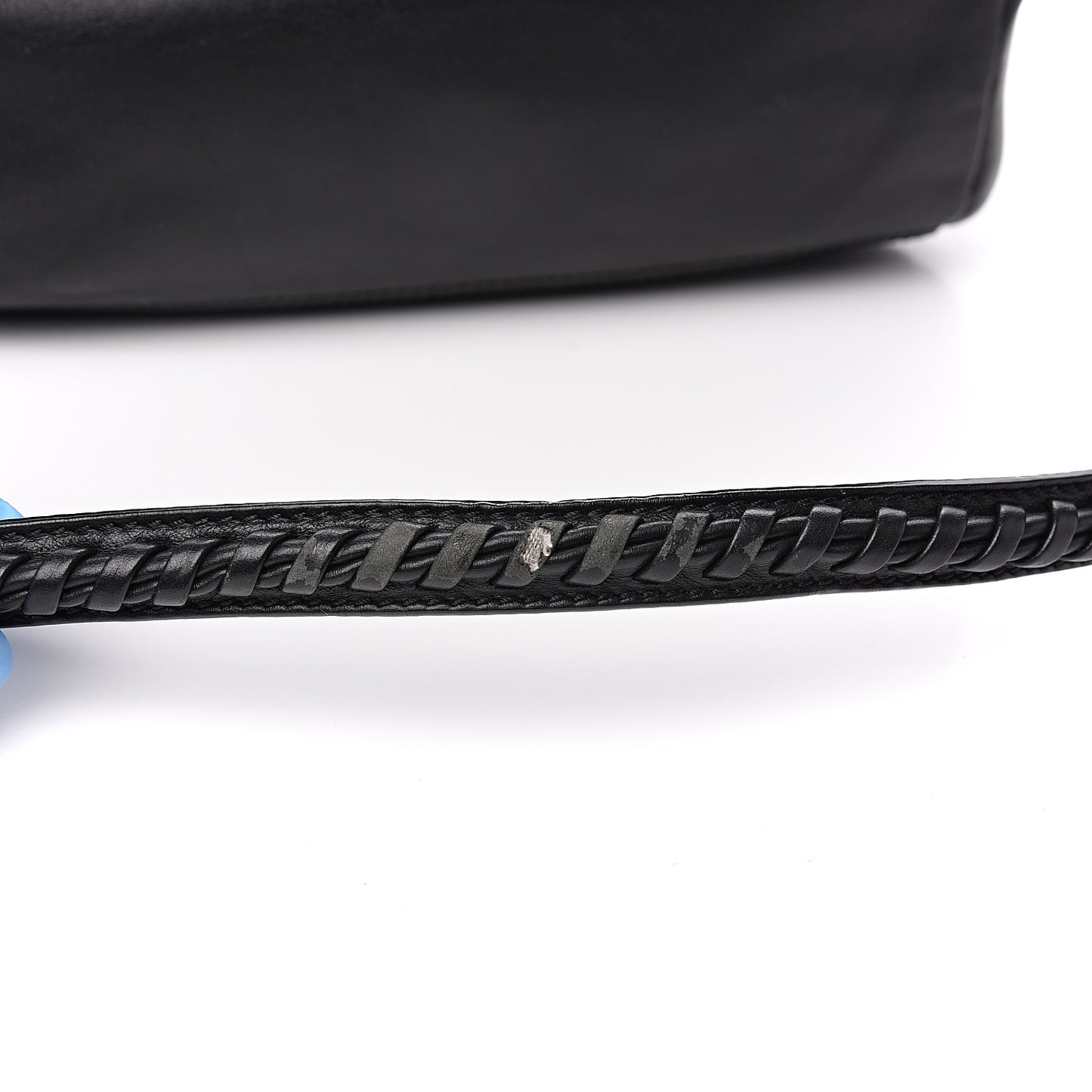 Calfskin Whipstitch Small Pandora Black