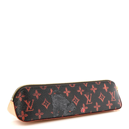 Louis Vuitton Catogram Elizabeth Pouch Orange Marron 3 of 11