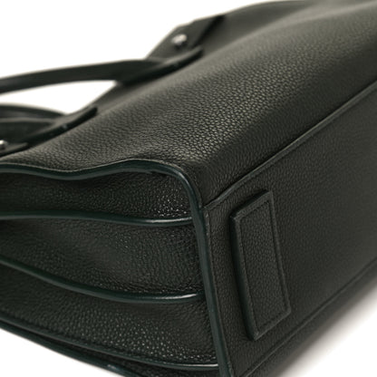 Saint Laurent Grained Calfskin Baby Sac De Jour Souple Dark Green 11 of 12