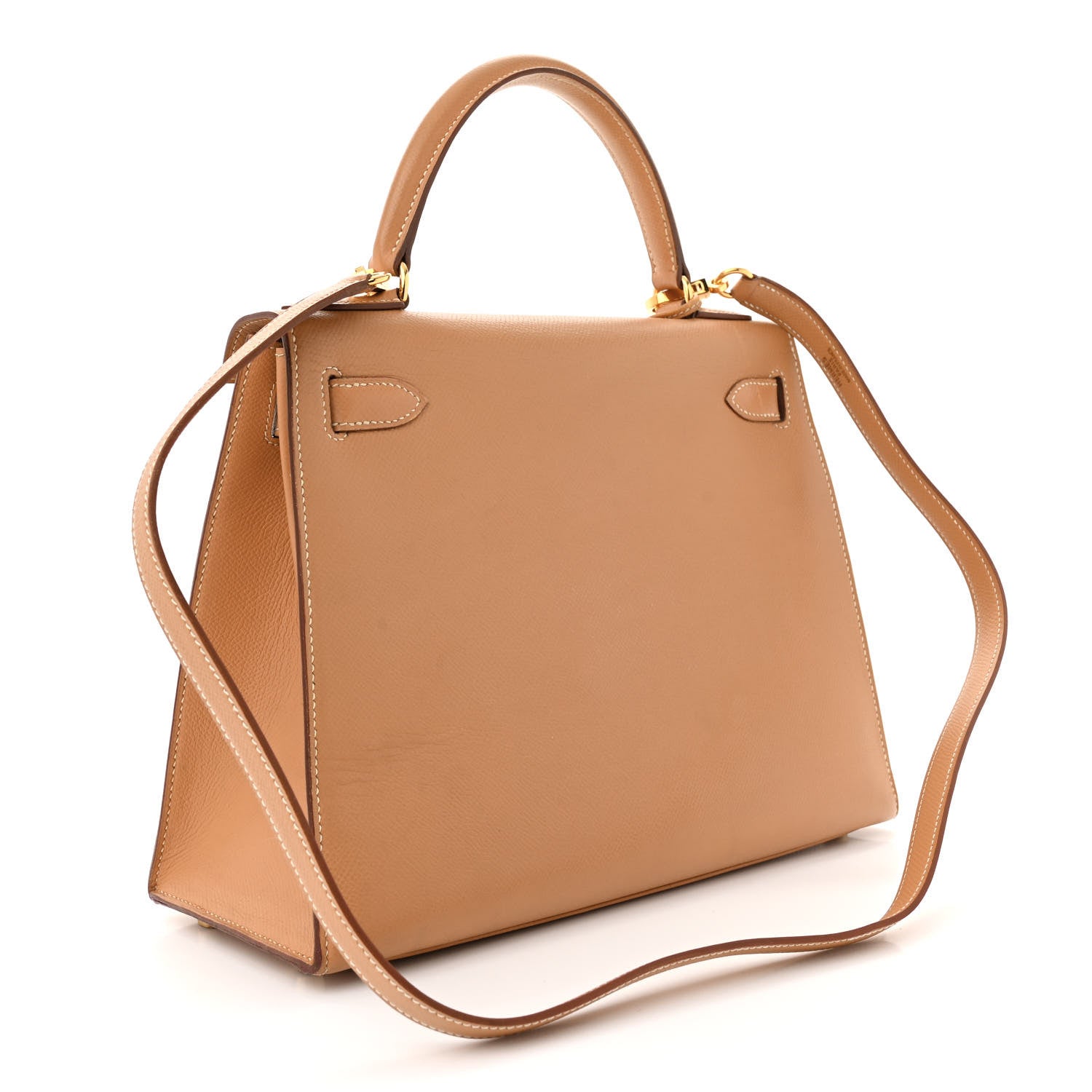Hermes Courchevel Kelly Sellier 28 Sable 3 of 17