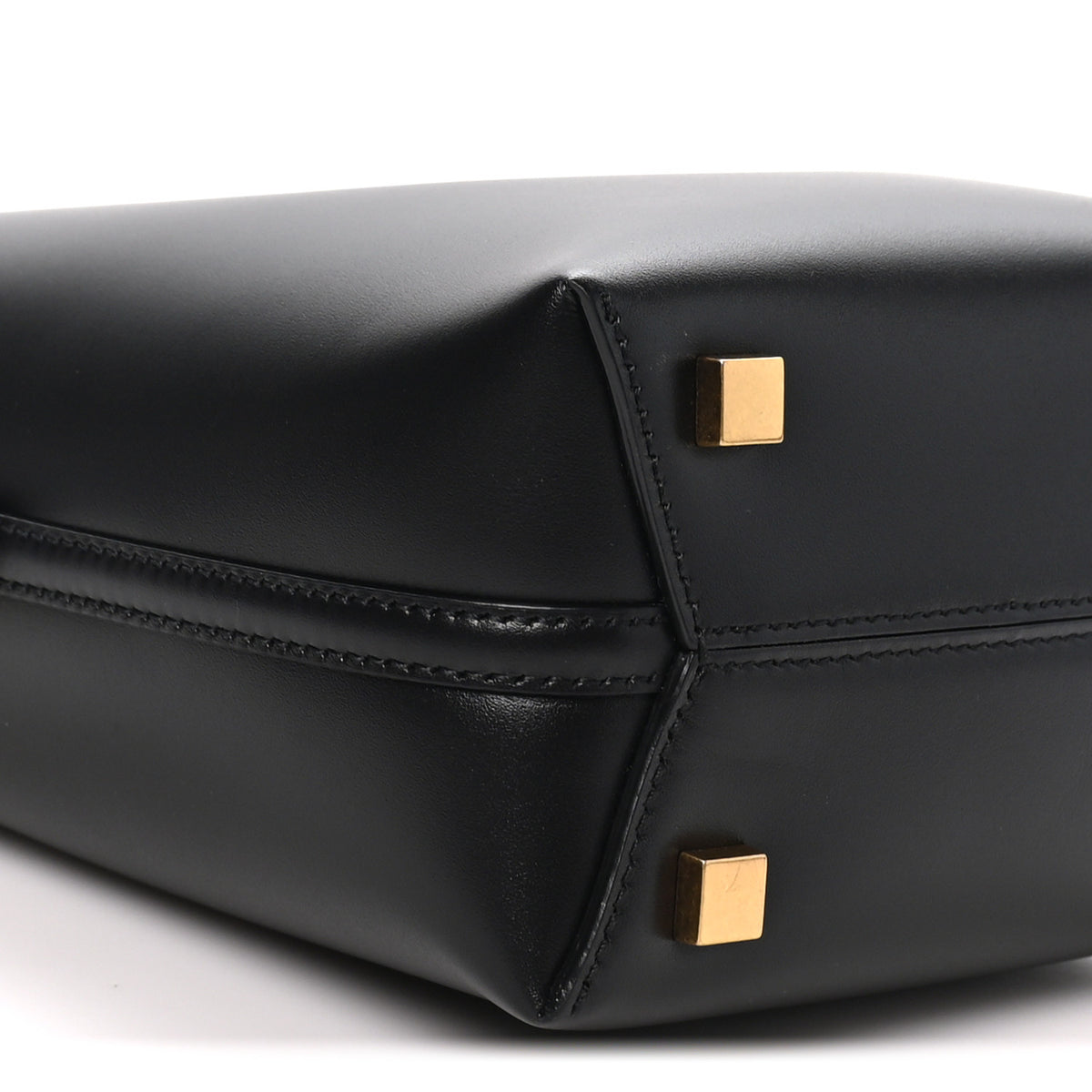 Shiny Calfskin Le 37 Mini Bucket Bag Black