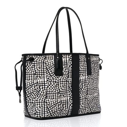 MCM Visetos Medium Liz Reversible Shopper Tote Black 5 of 21