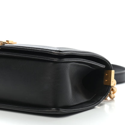 Chanel Lambskin Quilted Medium Boy Flap Black 9 of 9