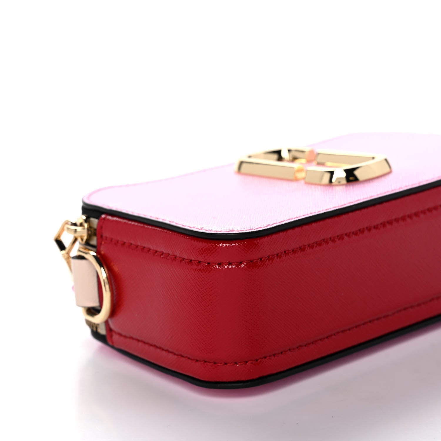 Marc Jacobs Saffiano Small Snapshot Camera Bag Pink Multicolor 10 of 11