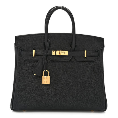 Hermes Togo Birkin 25 Black 1 of 16