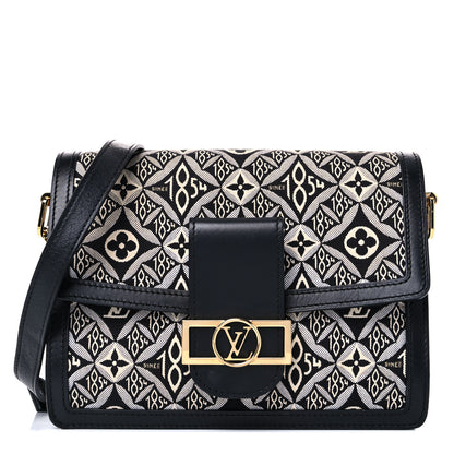 Louis Vuitton Jacquard Since 1854 Dauphine MM Grey 1 of 16