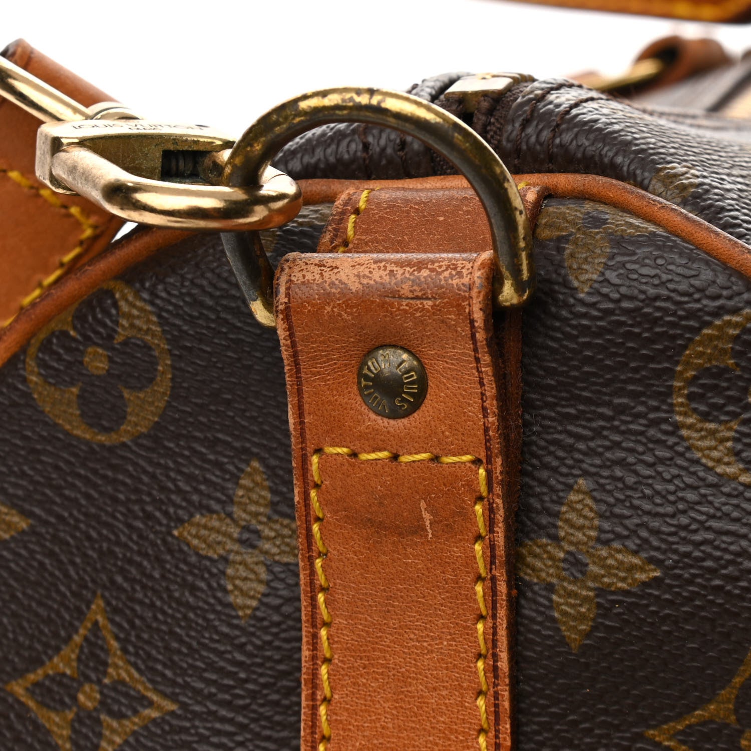 Louis Vuitton Monogram Keepall Bandouliere 50 10 of 15