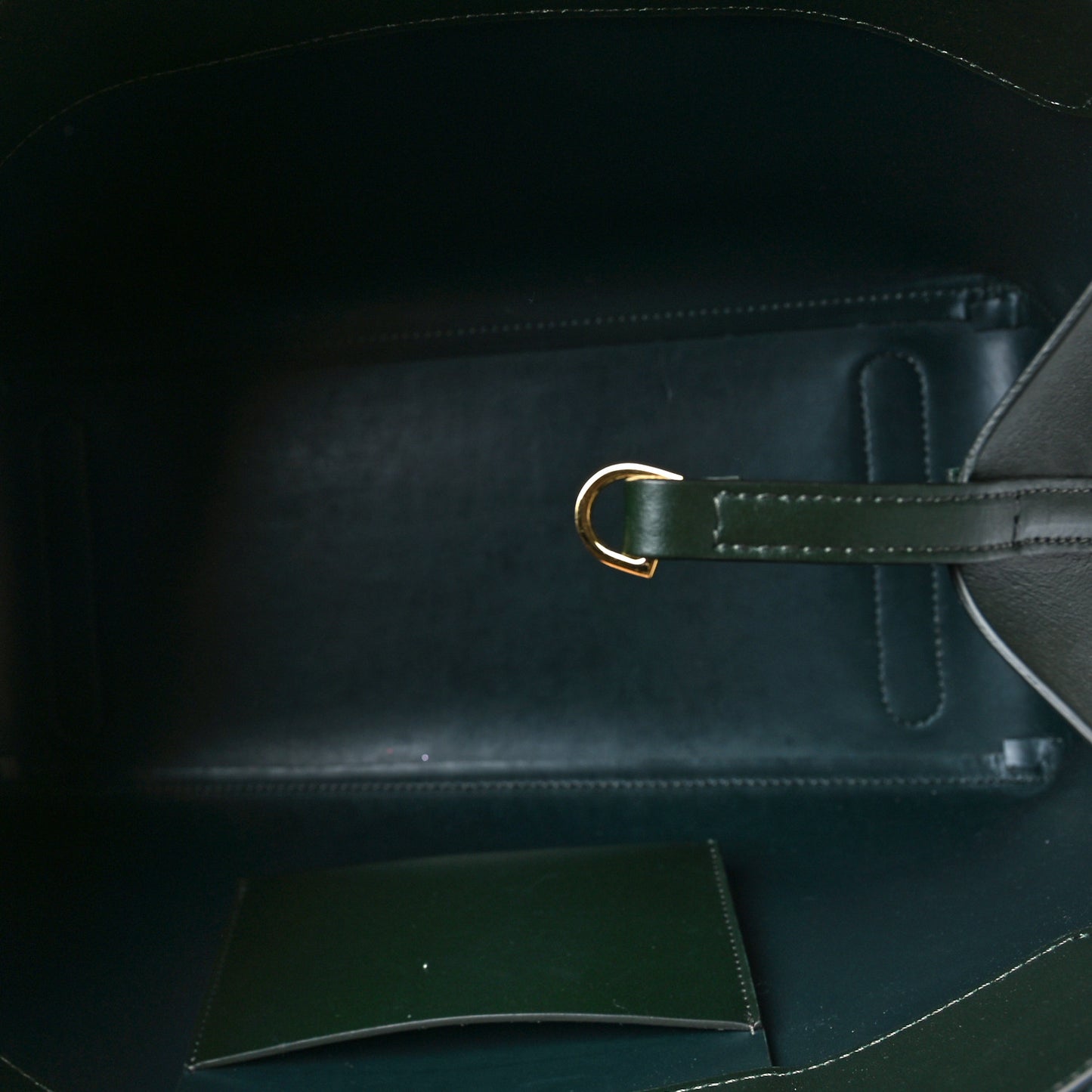 Calfskin Mini Travel Crossbody Bag Moss