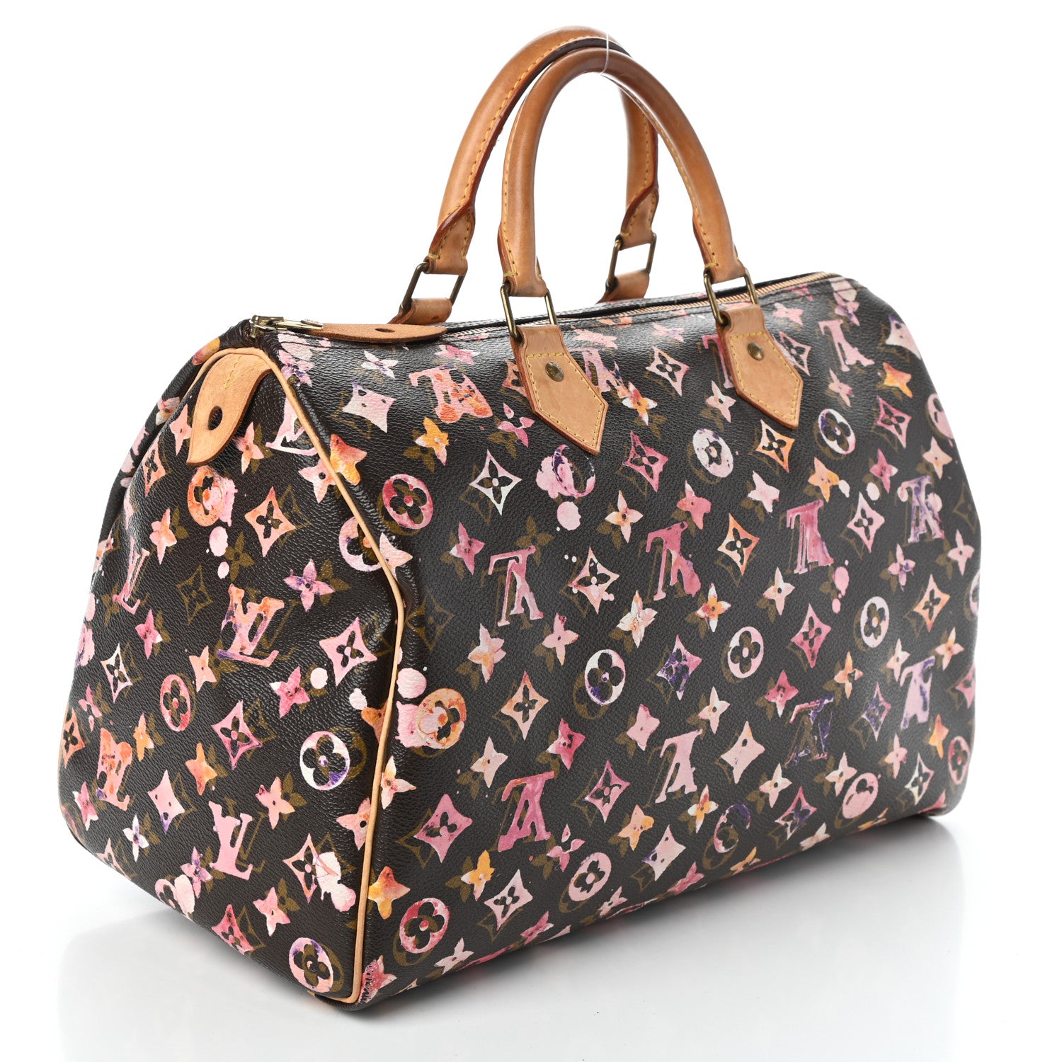 Louis Vuitton Watercolor Aquarelle Speedy 35 Brown 3 of 9