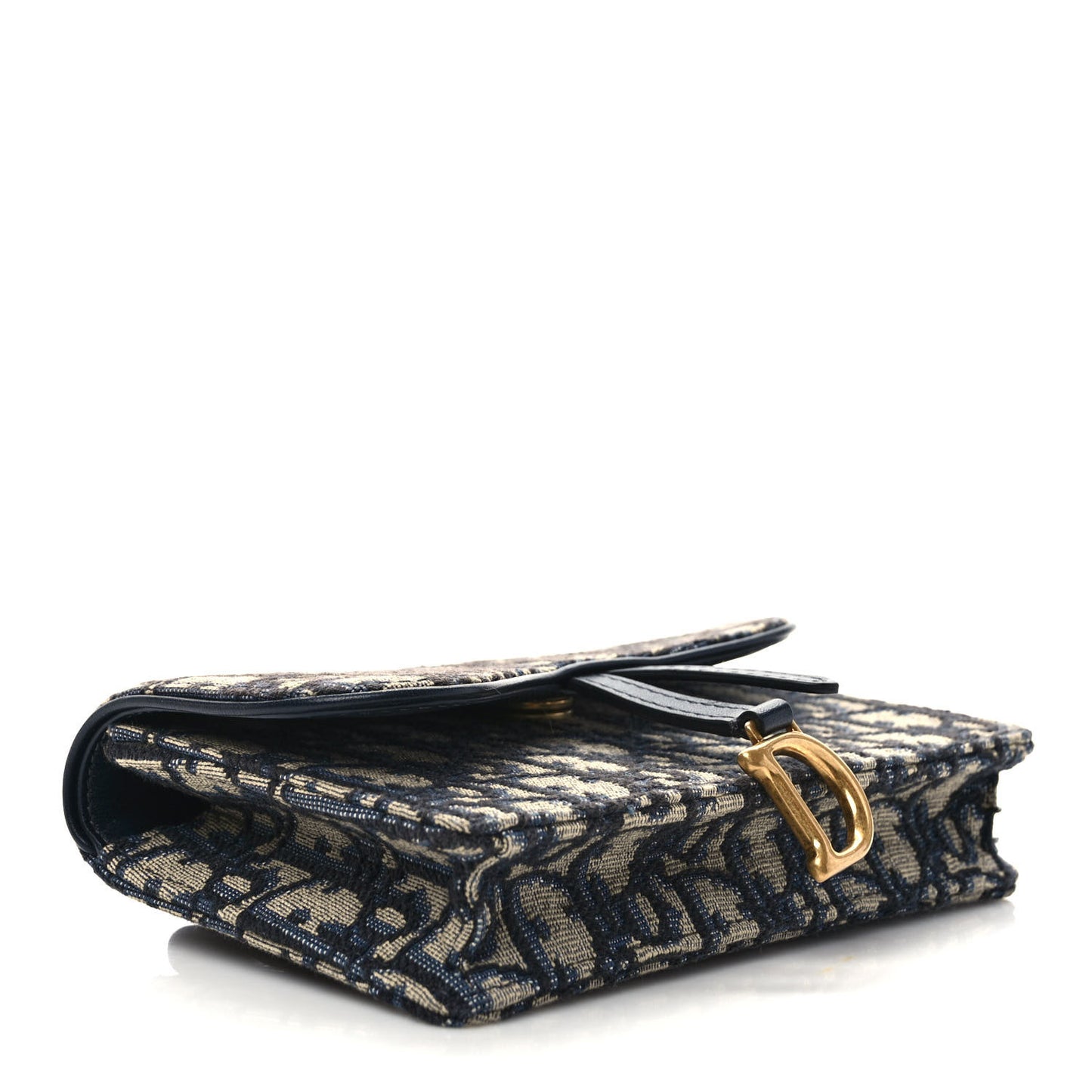 Oblique Saddle Belt Bag Blue