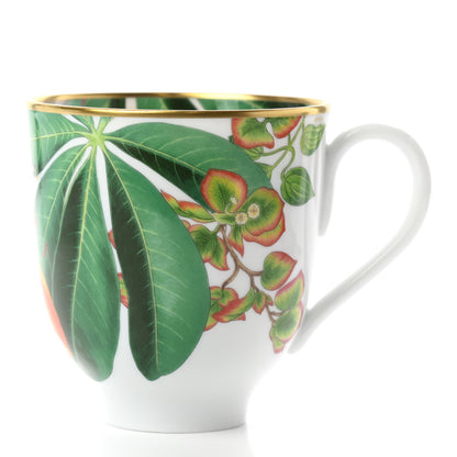 Hermes Limoges Porcelain Passifolia Mug 3 of 7