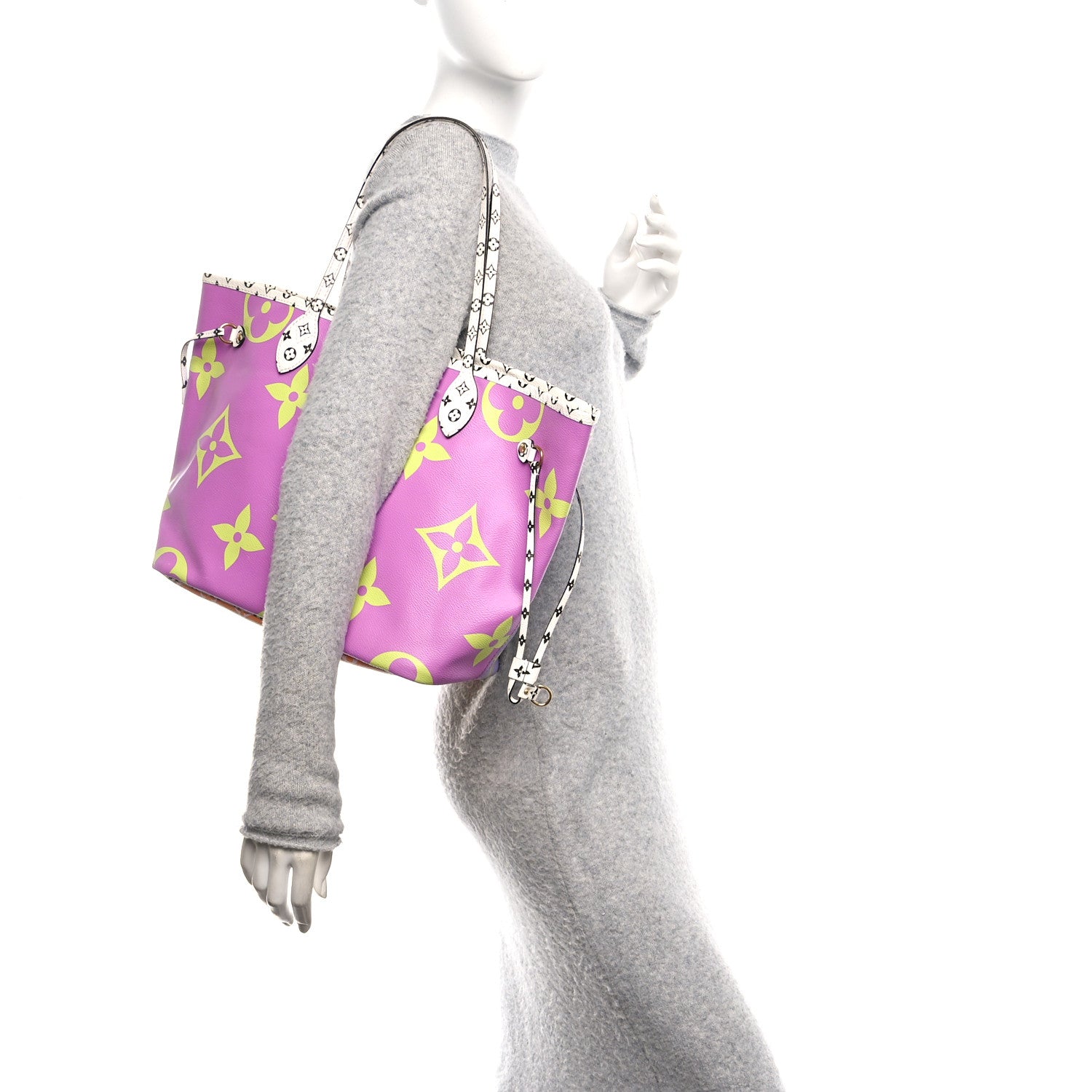 Louis Vuitton Monogram Giant Neverfull MM Pink Lilac 1777424