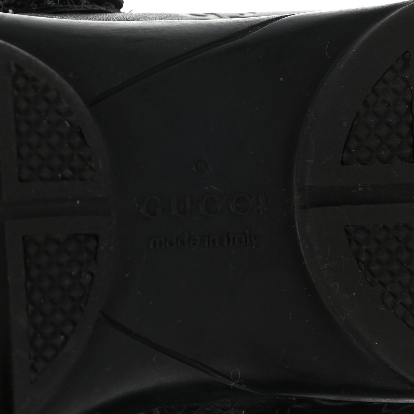 Guccissima Signature High Boots 37 Black