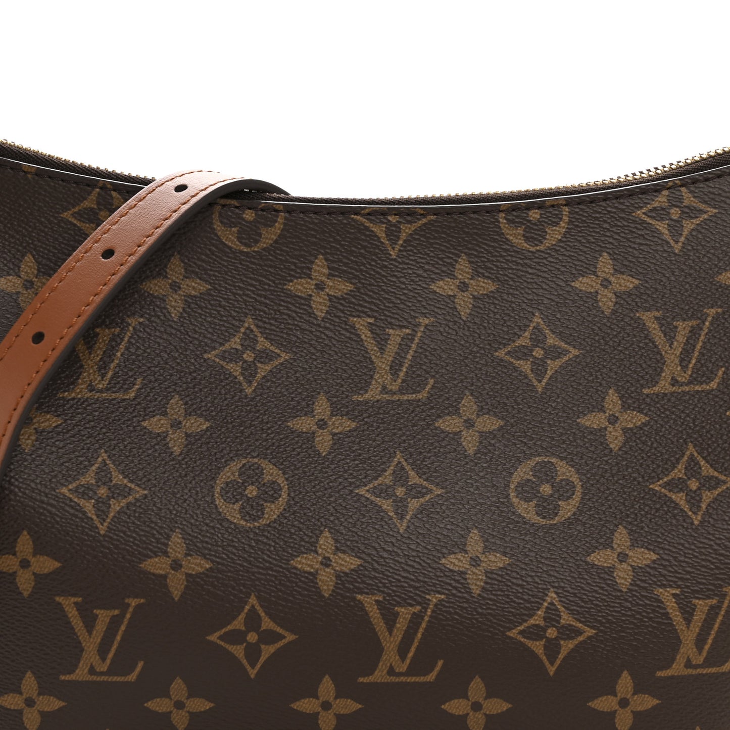 Reverse Monogram Loop Hobo