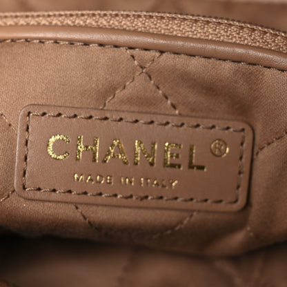 Chanel Shiny Calfskin Quilted Small Chanel 22 Beige 7 of 10