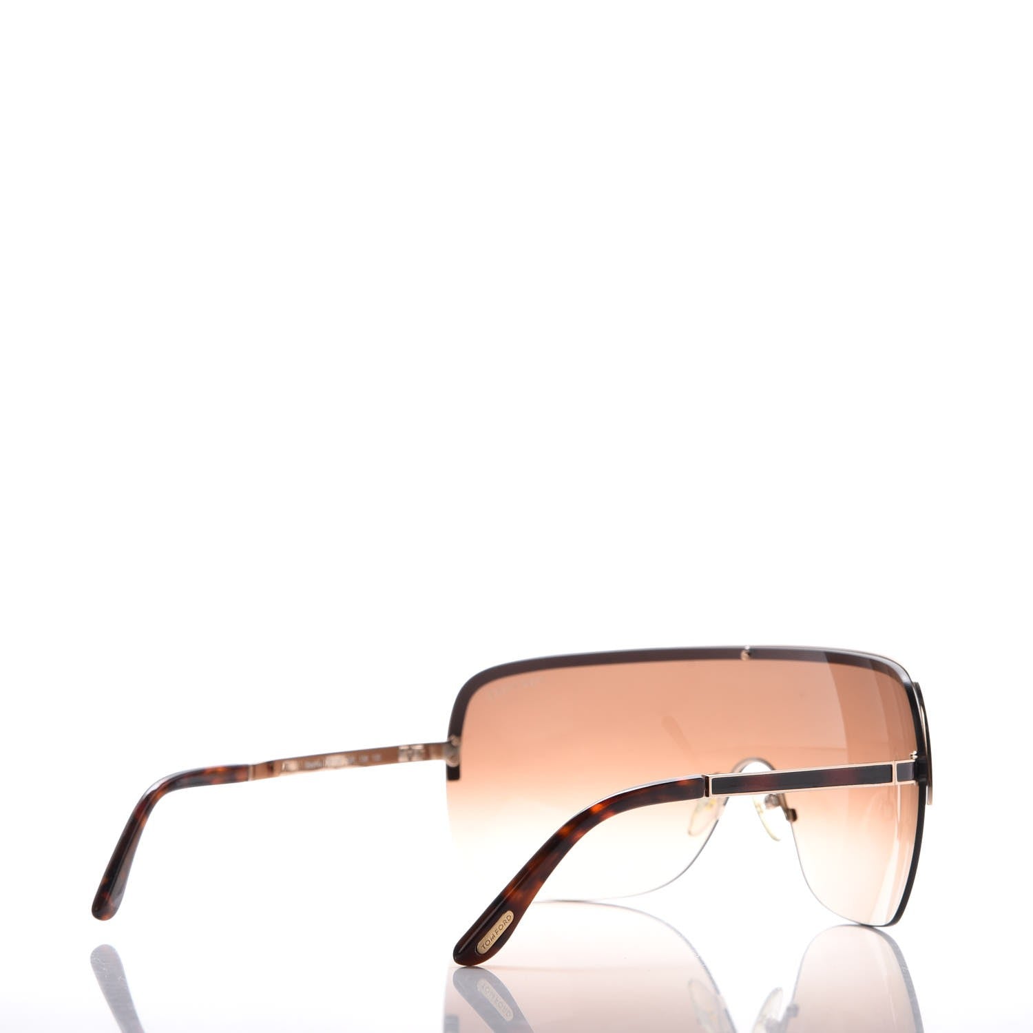 Tom Ford Gianna Shield Sunglasses TF138 Brown 4 of 6