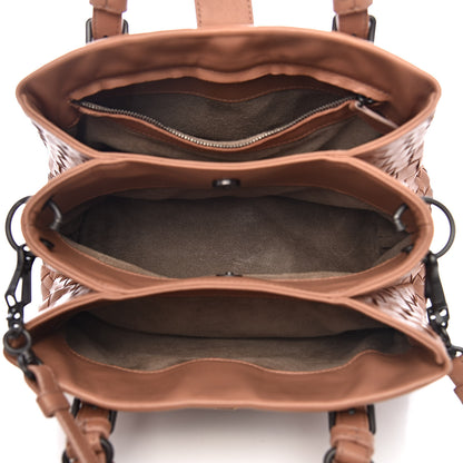 Bottega Veneta Light Calfskin Intrecciato Mini Roma New Cigar 5 of 10
