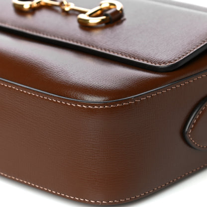 Gucci Azalea Calfskin Small Horsebit 1955 Shoulder Bag Brown Sugar 10 of 13