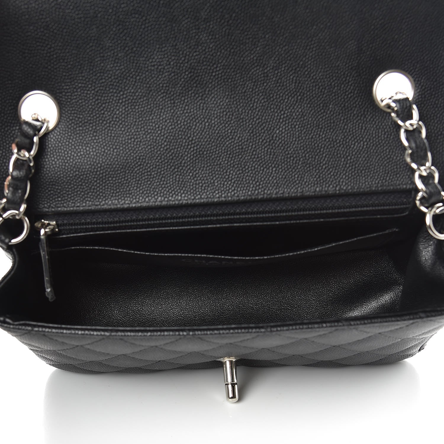 Chanel Caviar Quilted Mini Rectangular Flap Black 5 of 9