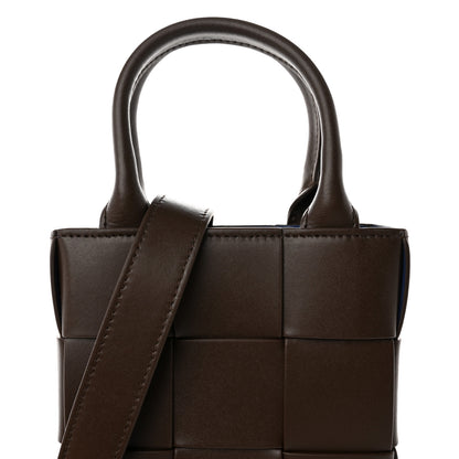 Bottega Veneta Lambskin Maxi Intrecciato Mini North South Cassette Tote Light Brown 7 of 10