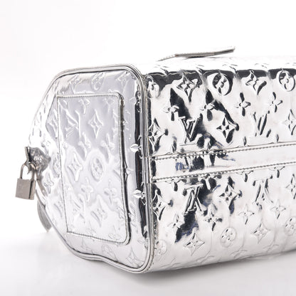 Louis Vuitton Monogram Miroir Speedy 35 Silver 9 of 20