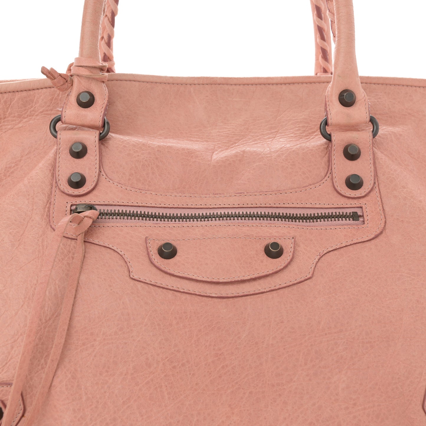 Agneau Classic Hardware S Sunday Tote Vieux Rose