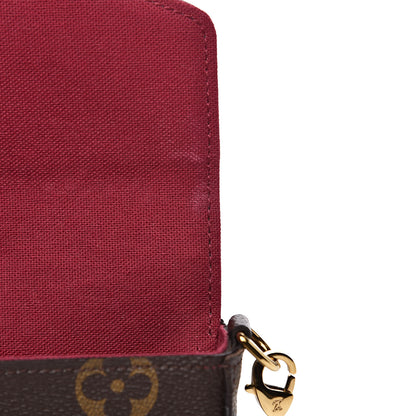 Louis Vuitton Monogram Pochette Felicie Chain Wallet Fuchsia 10 of 13