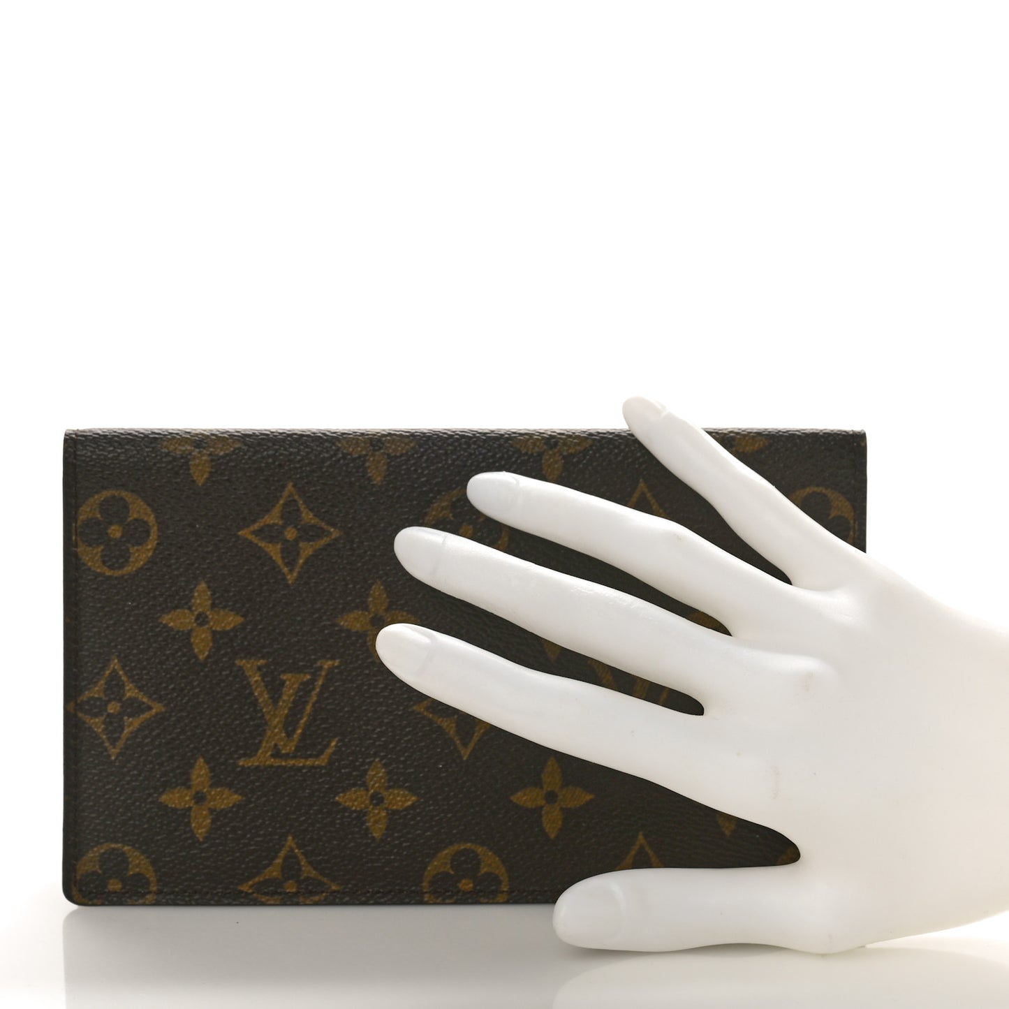 Monogram Checkbook Cover Wallet