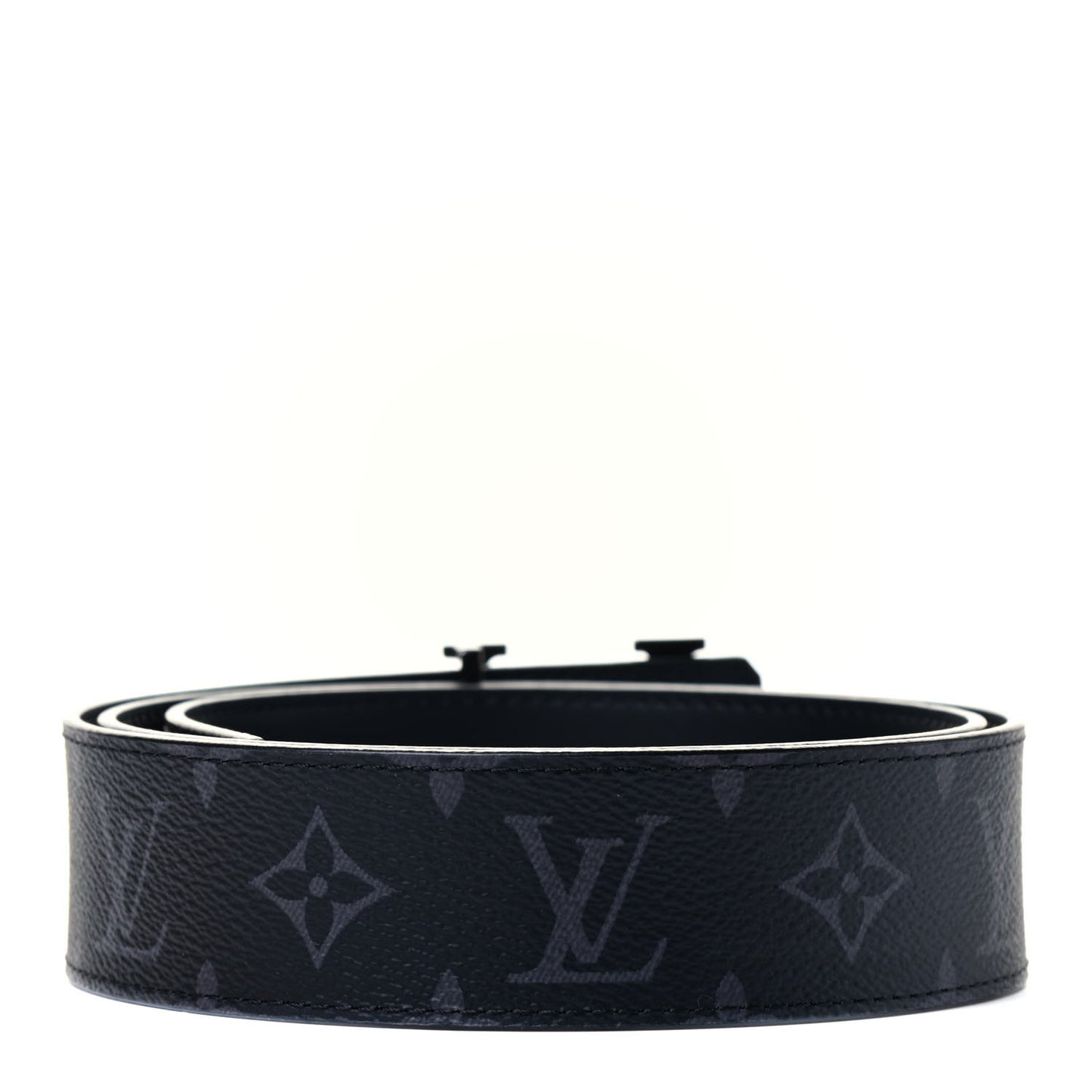Monogram Eclipse Taigarama 40mm LV Initiales Reversible Belt 90 36 Black