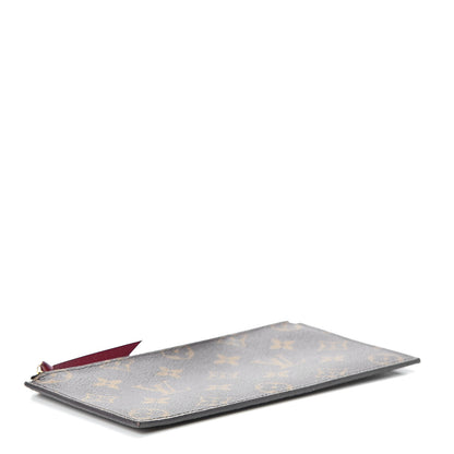 Louis Vuitton Monogram Felicie Chain Wallet Zippered Insert Fuchsia 4 of 8