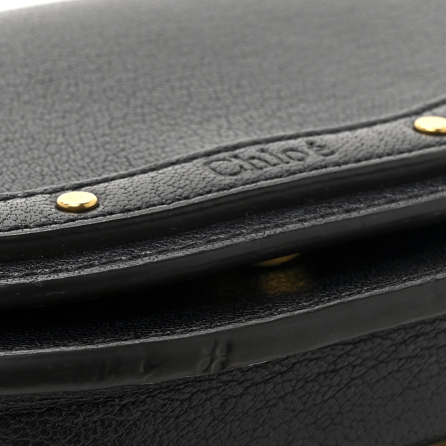 Calfskin Small Nile Bracelet Minaudiere Bag Black