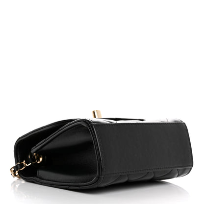 Chanel Lambskin Quilted Mini Trendy CC Chain Wallet Black 4 of 11