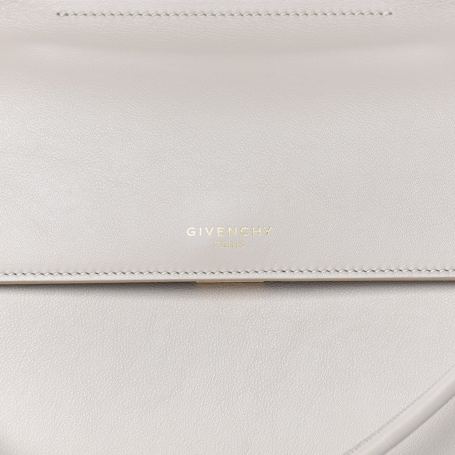 Givenchy Calfskin Large Whip Top Handle Shoulder Bag Natural 9 of 9