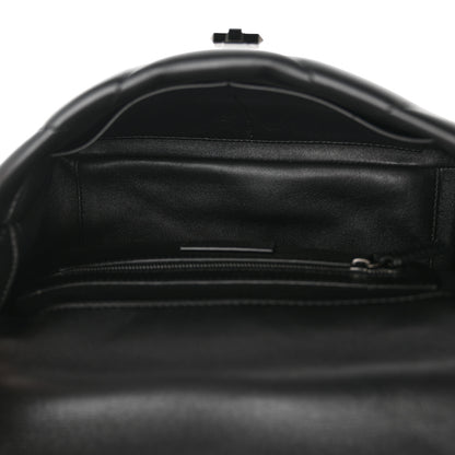 Valentino Garavani Nappa Monochrome Large Roman Stud Shoulder Bag Black 5 of 10