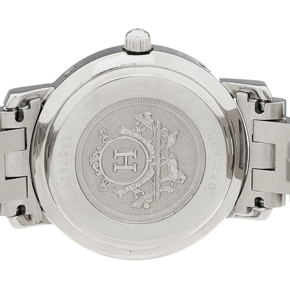 Hermes Stainless Steel 24mm Clipper Quartz Watch Gold 4 of 4