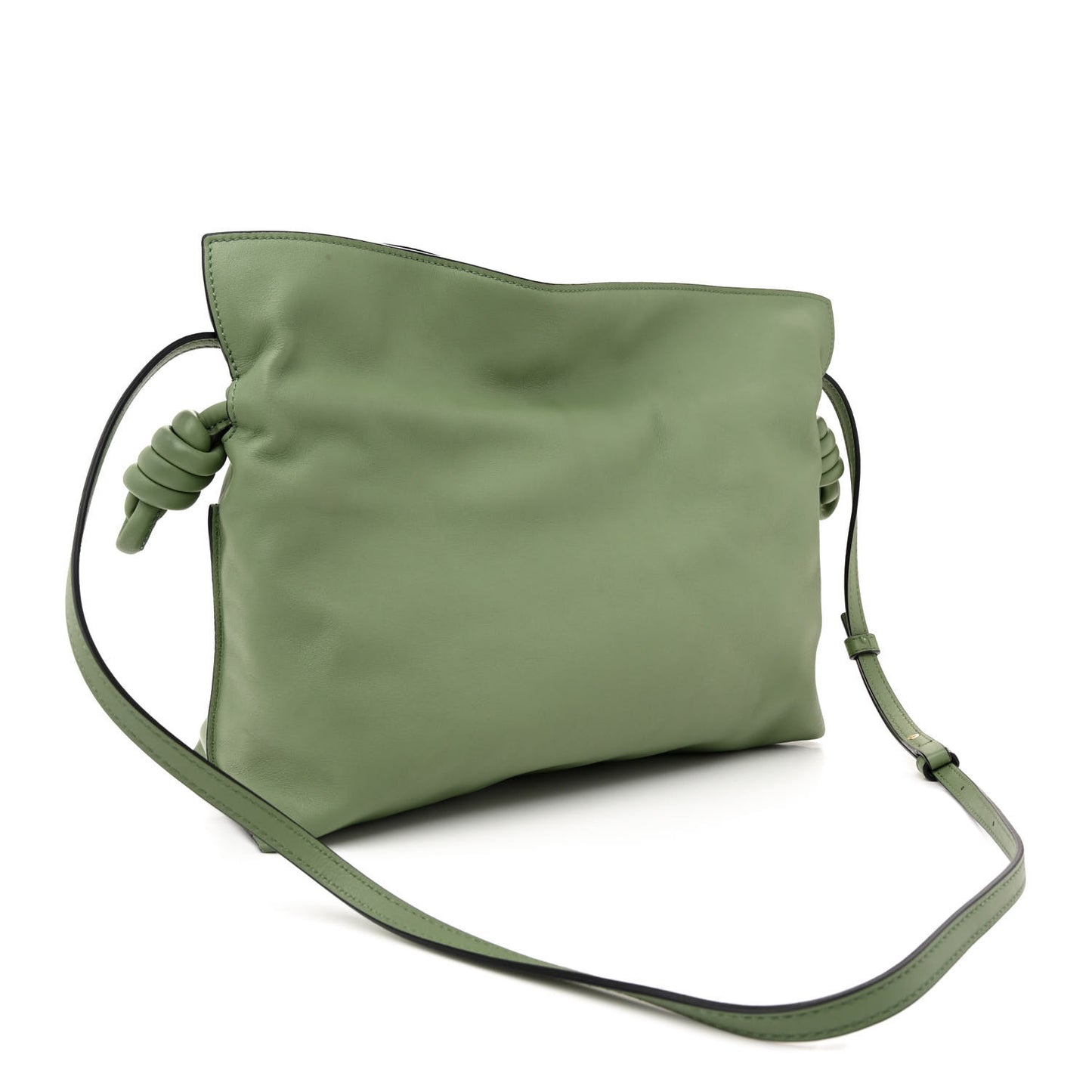 Nappa Flamenco Knot Clutch Rosemary