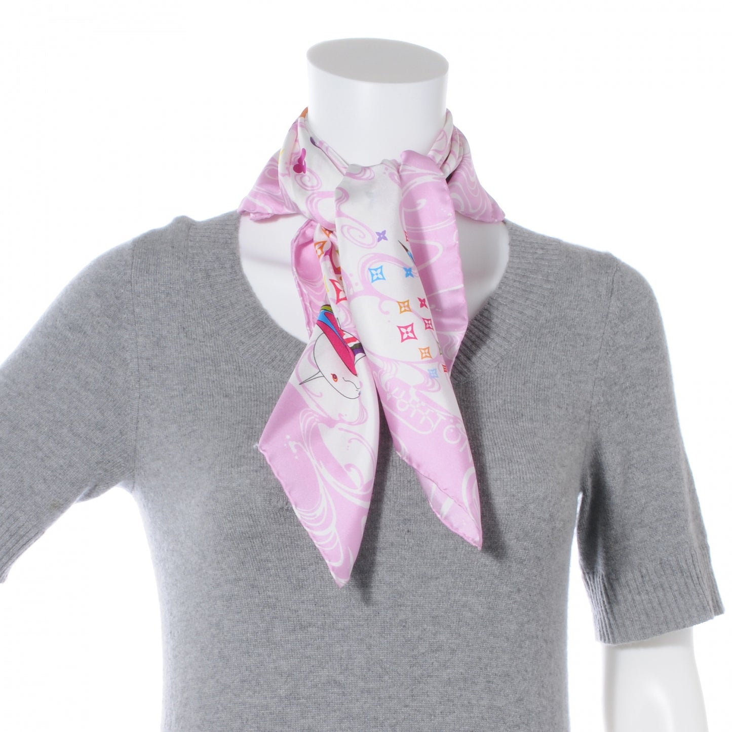 Silk Murakami Multicolor Boyfriend Wave Scarf