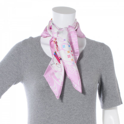 Louis Vuitton Silk Murakami Multicolor Boyfriend Wave Scarf 4 of 6