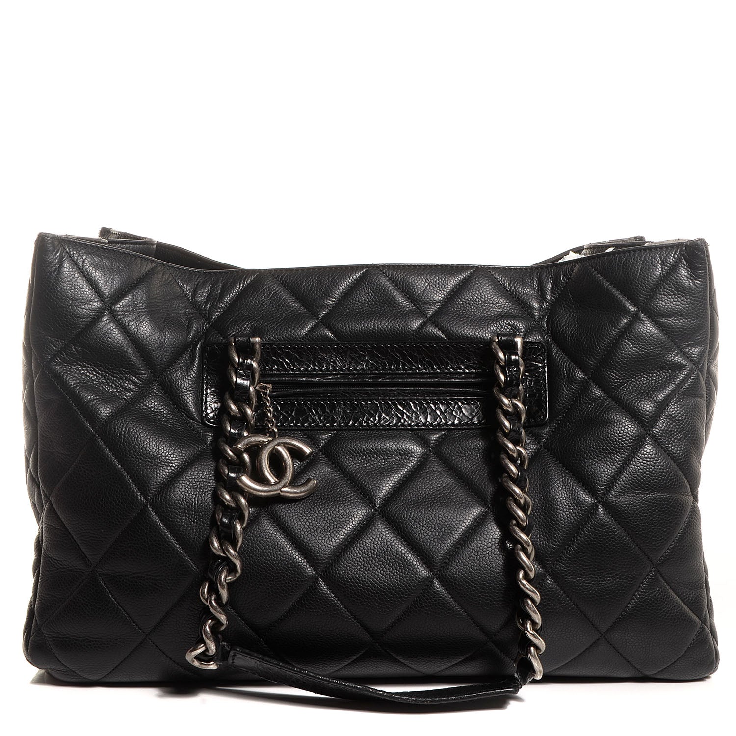 Chanel Caviar Quilted Coco Casual Tote Black 1 of 7