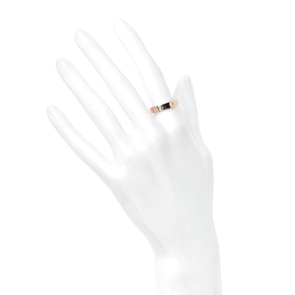 Cartier 18K Pink Gold Diamond 4mm LOVE Wedding Band Ring 52 6 2 of 4