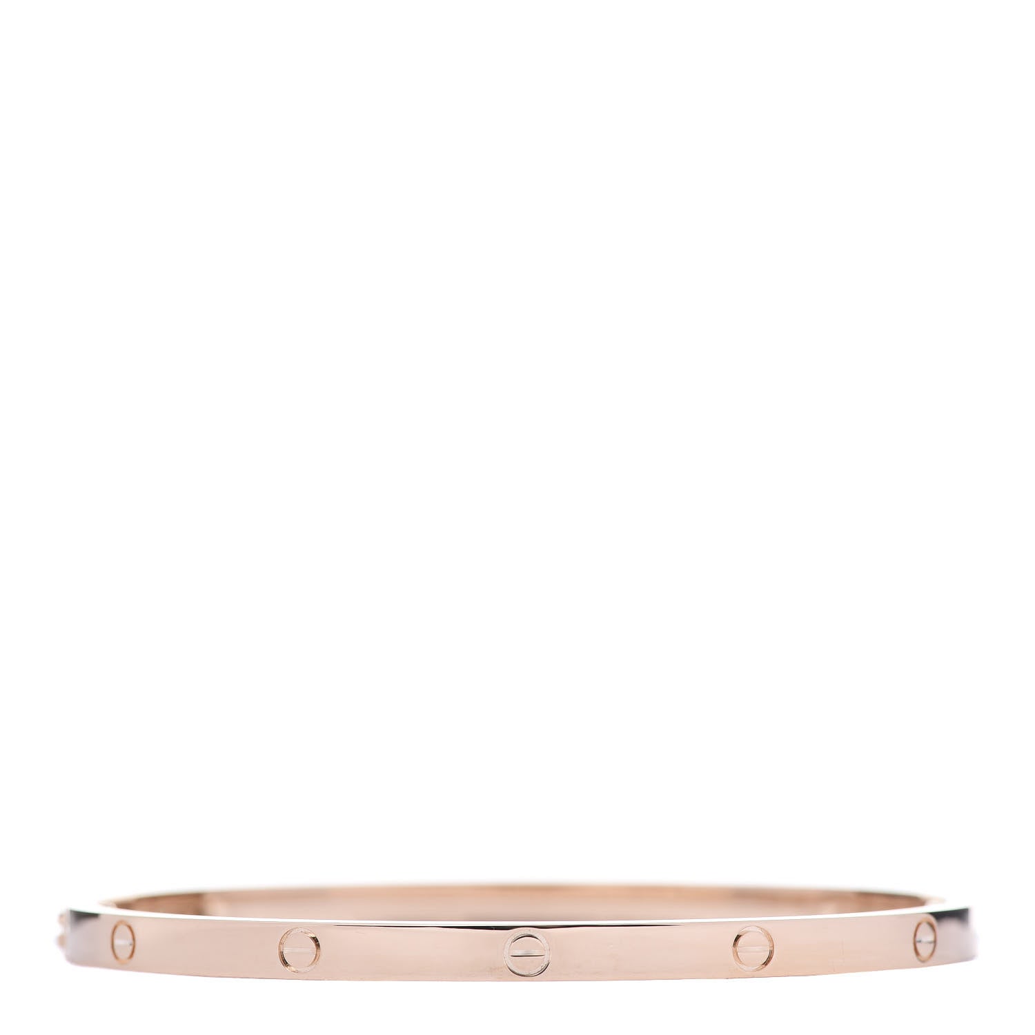 Cartier 18K Pink Gold Small LOVE Bracelet 17 3 of 5